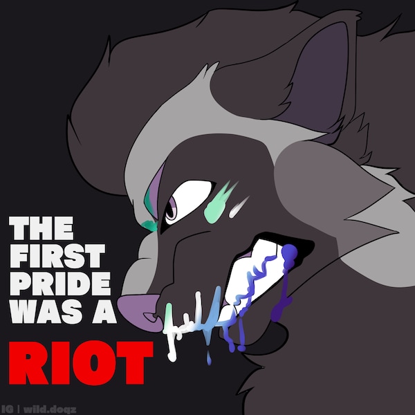 The First Pride was a RIOT Furry Canine/Feline Line Art/Base