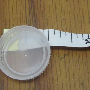 50 Plastic Clear Water Bottle Caps lids image 3