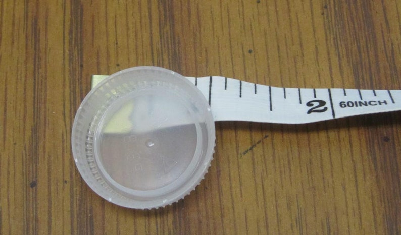 50 Plastic Clear Water Bottle Caps lids image 3