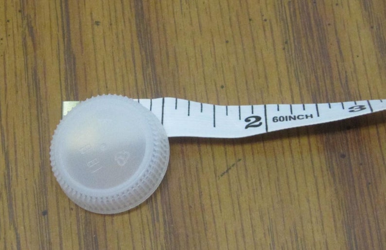 50 Plastic Clear Water Bottle Caps lids image 2