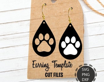 Free Free Paw Print Earring Svg Free 912 SVG PNG EPS DXF File