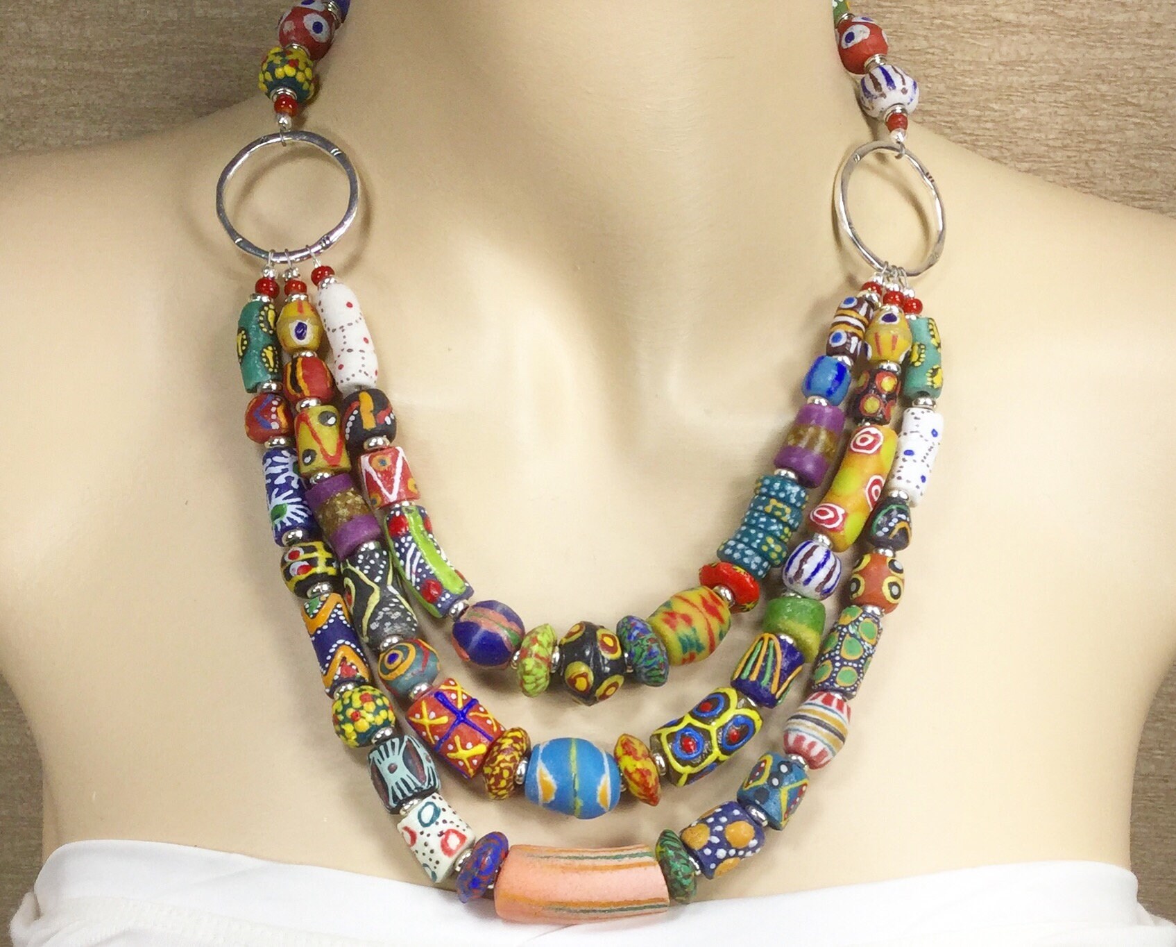 GHANIAN KROBO /& GLASS necklace