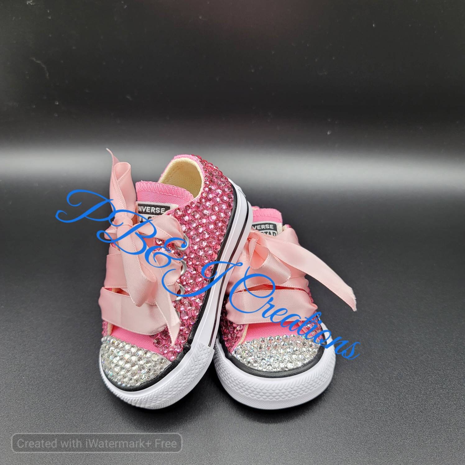 bedazzled infant converse