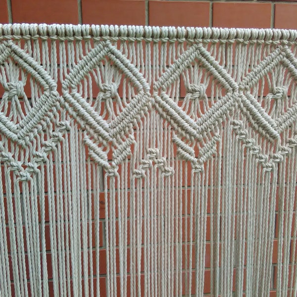 Macrame curtain Wedding backdrop Room divider Macrame Wall hanging