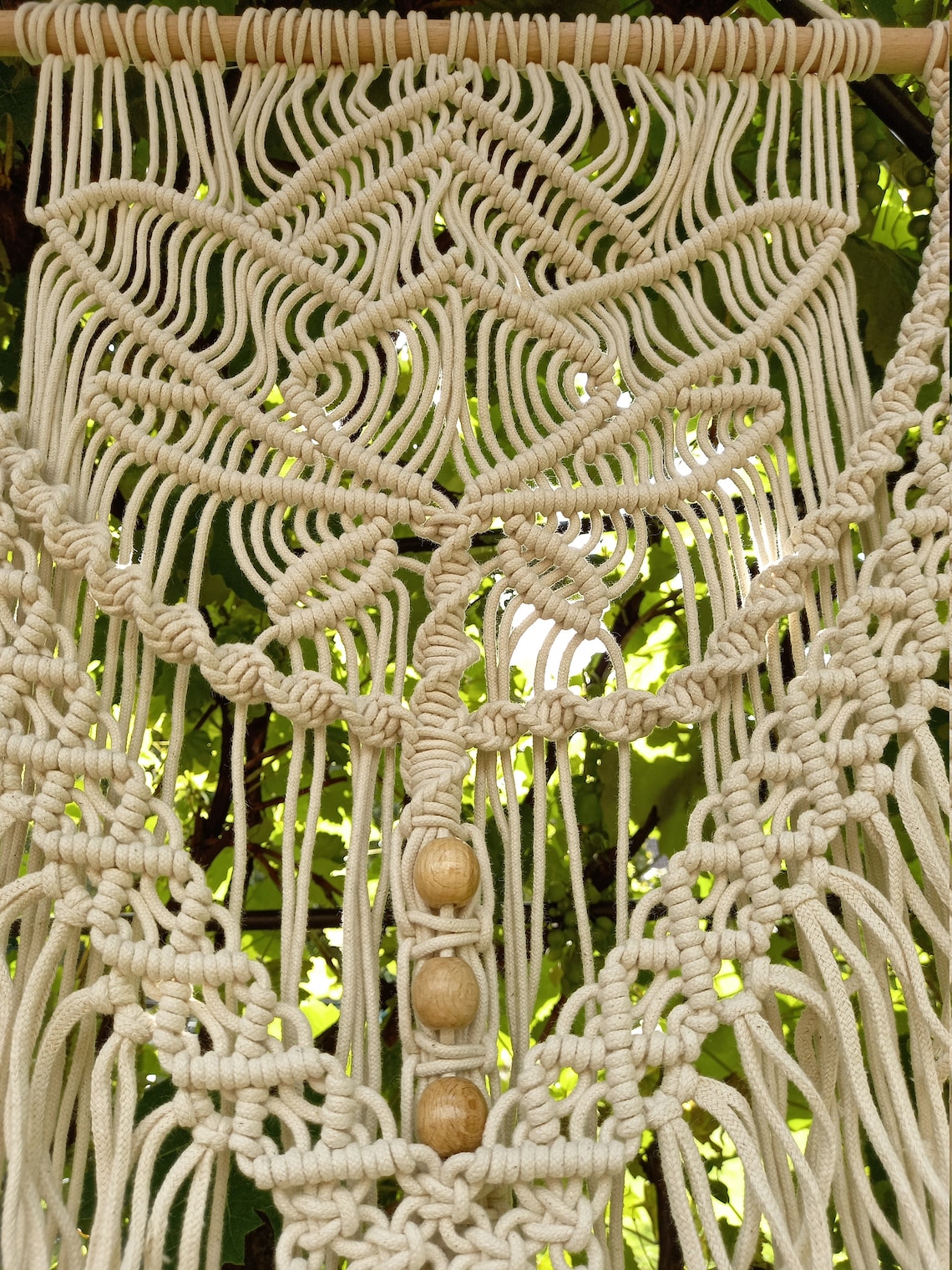 LOTUS Flower Macrame Wall Hanging Macrame Wall Decor Makramee Etsy