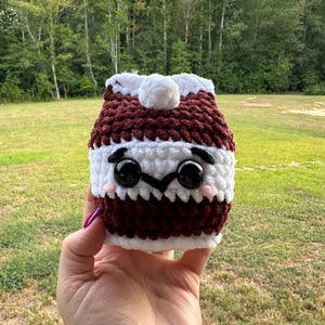 Chocolate Milk Crochet, Amigurumi Food, Milk Carton Plushie, Play Food Crochet, Dramatic Play, Milk Carton Decoration, Milk Carton Toy