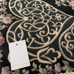 Royal Sejadah luxuriöser Gebetsteppich Gebetsteppich Janamaz hohe Qualität ein einzigartiges islamisches Geschenkset 100 % Zufriedenheitsgarantie Bild 2