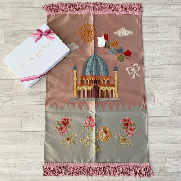 Royal Sejadah - Kids' Luxury Prayer Mat - Prayer Rug - Janamaz - High Quality, Luxury - Unique Islamic Gift - %100 Satisfaction Guarantee