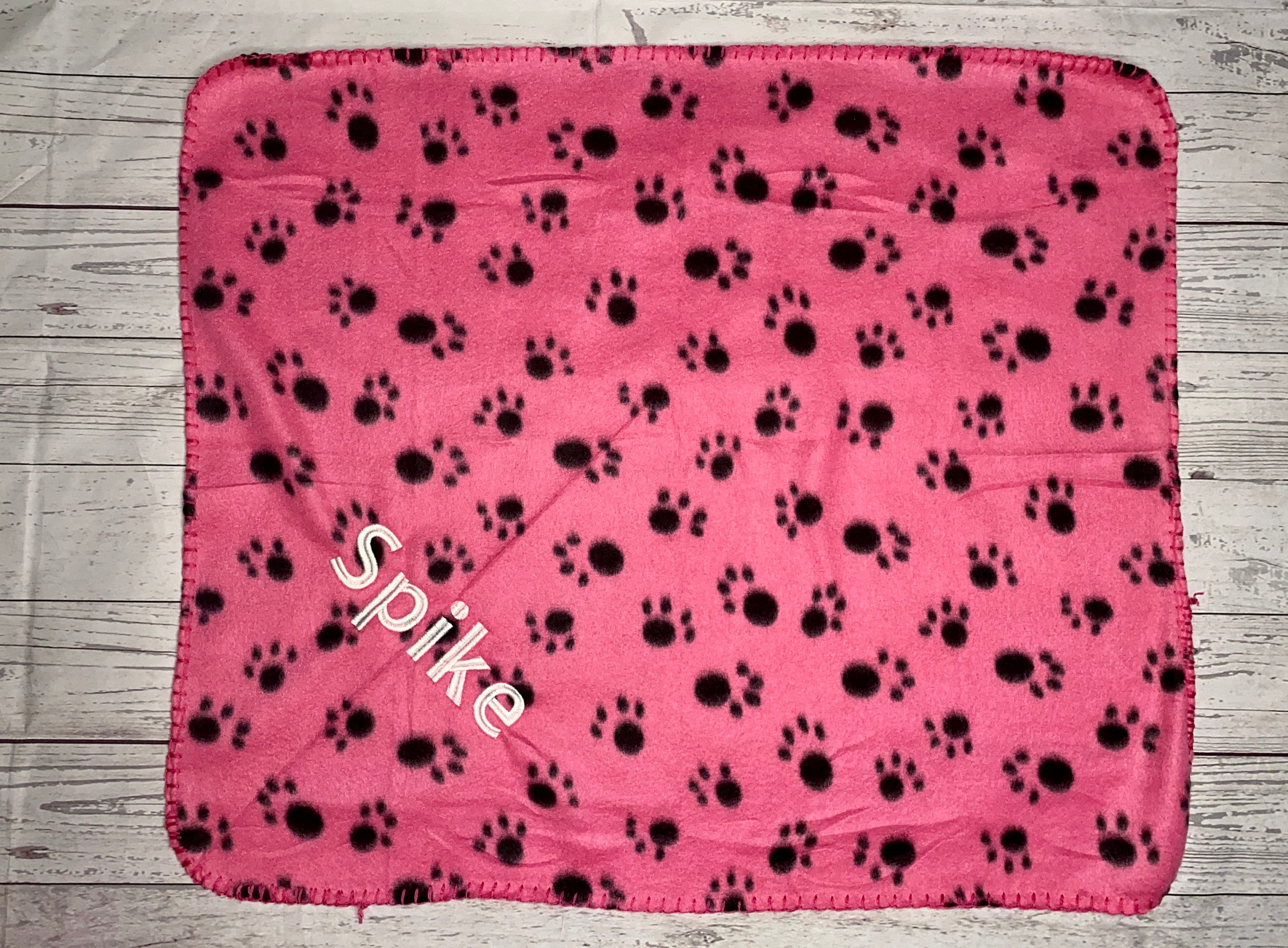 Personalized Monogrammed Pet Blanket | Custom Dog Blanket | Cat Blanket with Name | Monogrammed Pet Throw | Cozy Cat Blanket with Name