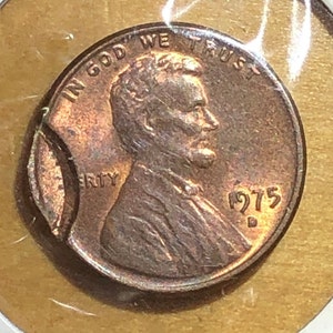 1975 D Lincoln Cent - INDENT ERROR
