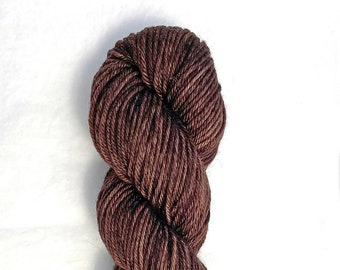 Hand Dyed 'Bandicoot' DK weight 8 ply Australian Superwash Merino Yarn 100 grams