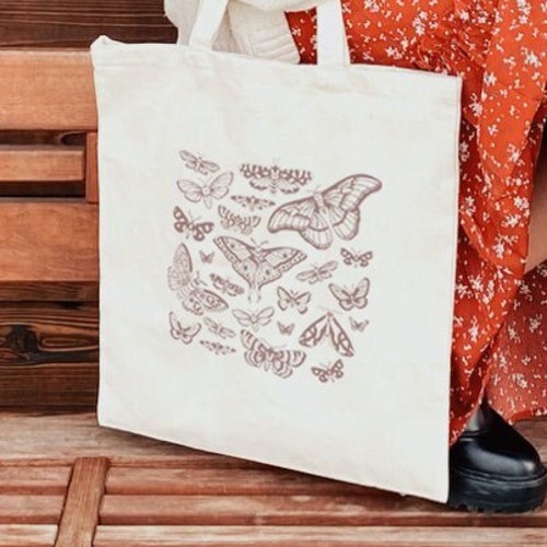 Mountain Colorful Pattern Print Leather Tote Bag main image 1