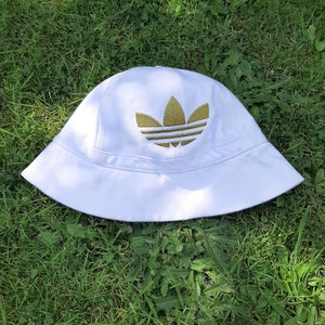 Adidas Bucket Hat Cap Lime Green/White New Without Tags