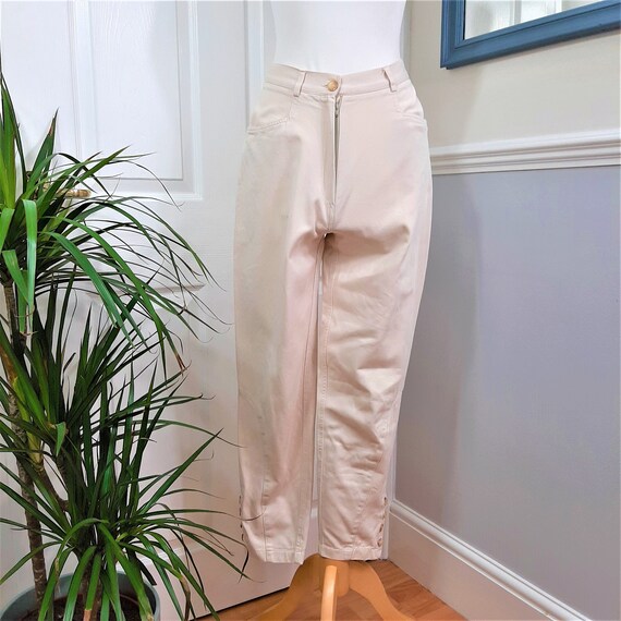 Waisted Cropped Trousers UK 