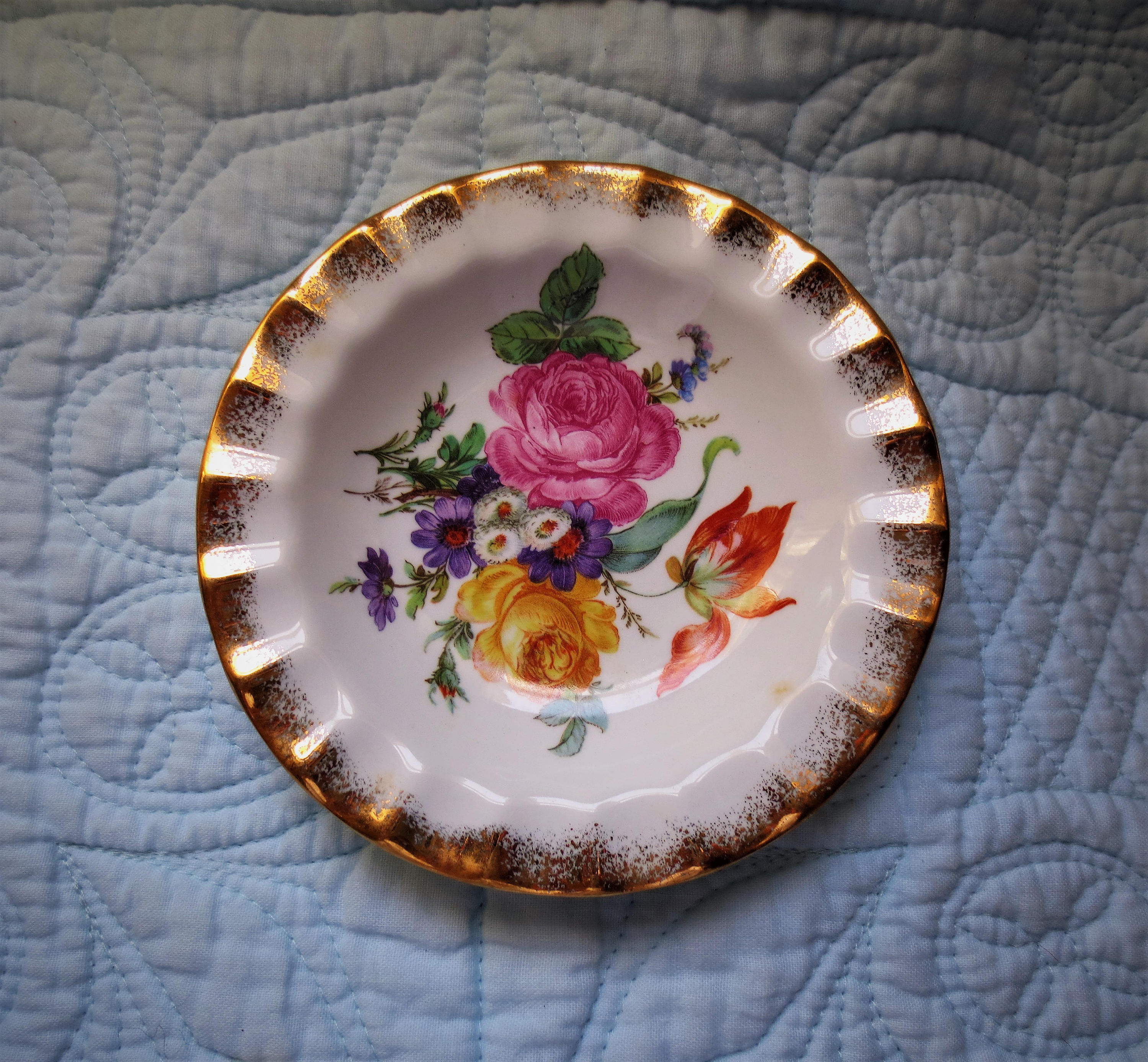 Westminster Australia Fine China Butter/jam Dish With Spreader Etsy