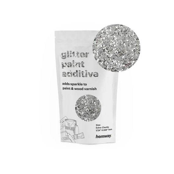 Hemway Glitter Paint Additive 100g For Emulsion Acrylic Walls Etsy