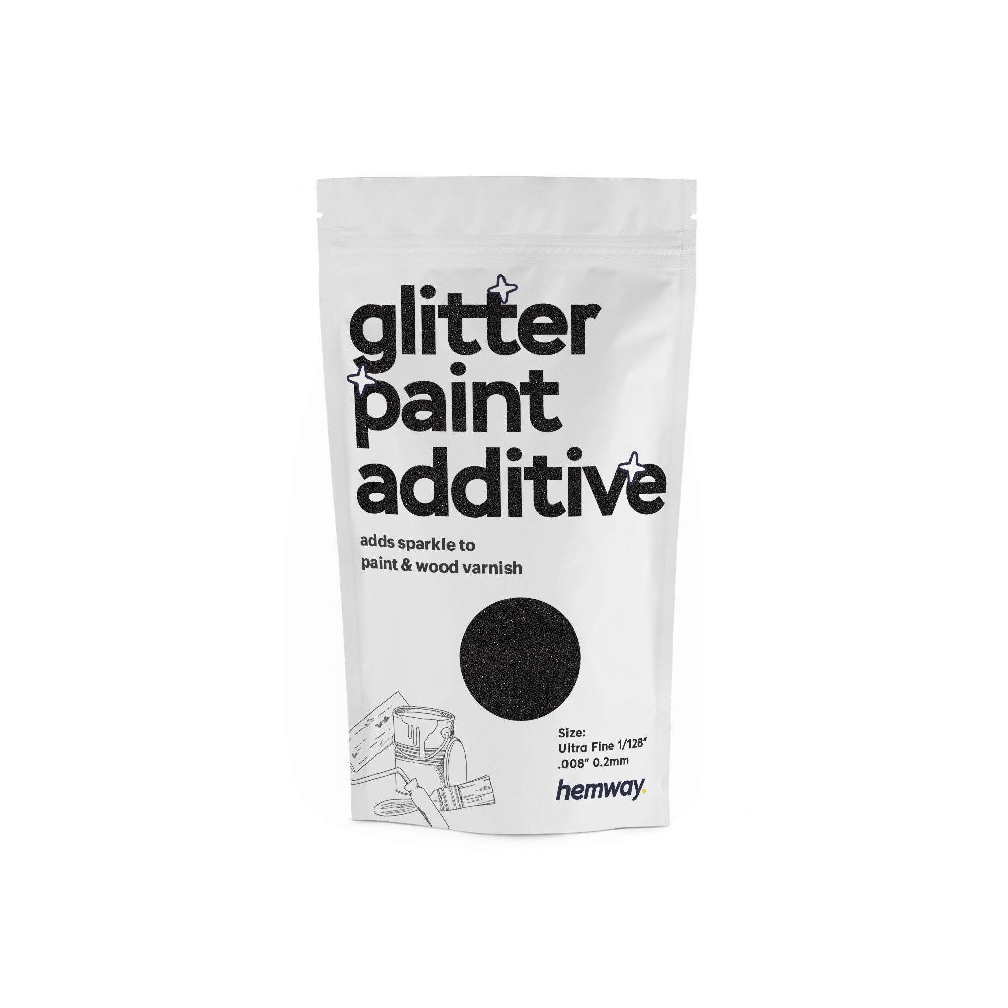 150g/5.3oz Wellmade Glitter Paint Additive for Wall Paint-Interior