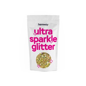 Chunky Body Face Glitter Festival Glitter Gold Holographic Mix - 10g, 50g, 100g Hemway