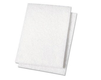Hemway 2 x Crystal Diamond White Paint Finishing Buffing Pads - for use with Hemway Glitter Paint Additives