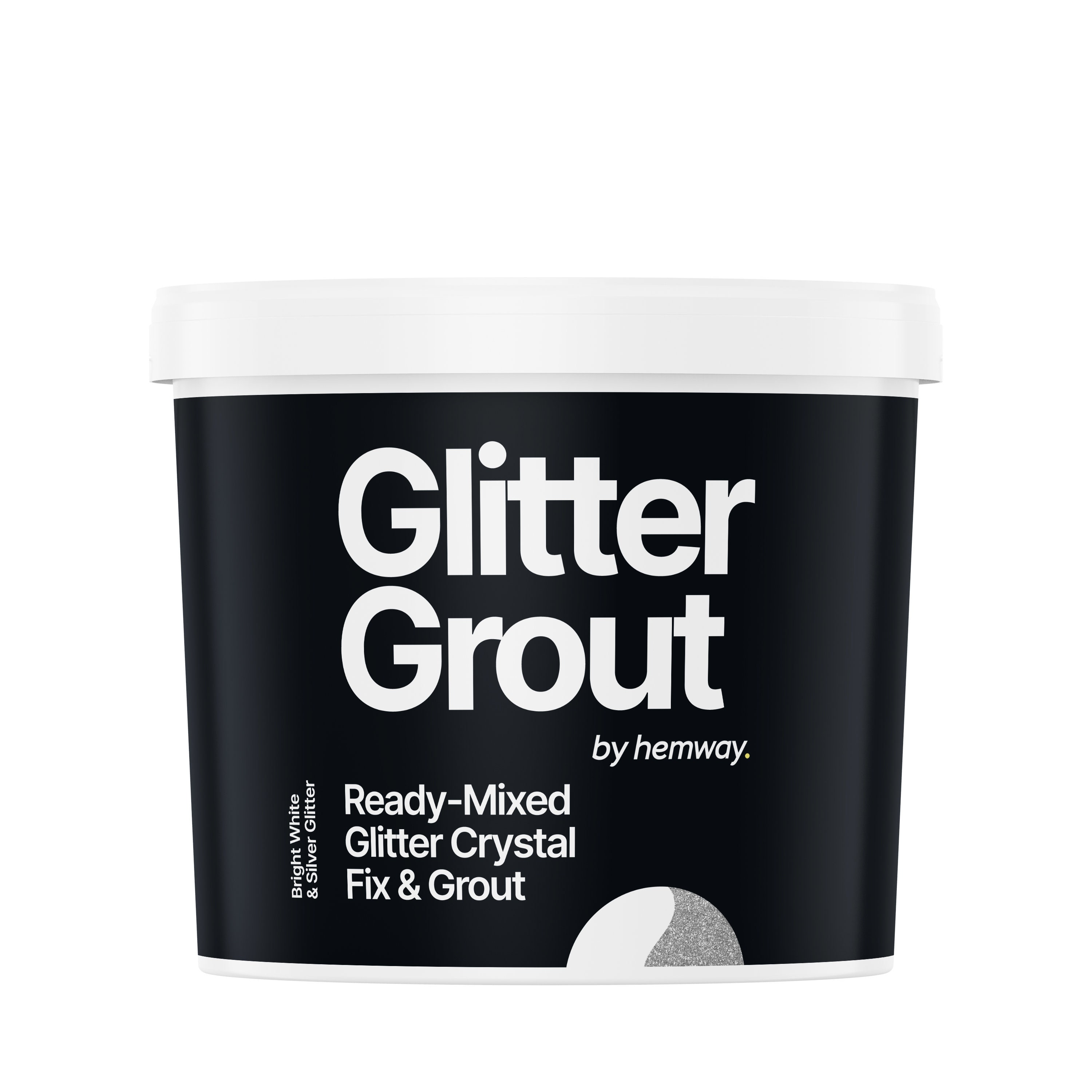 Hemway Ready Mixed Glitter Crystal Fix & Grout White Grout Etsy