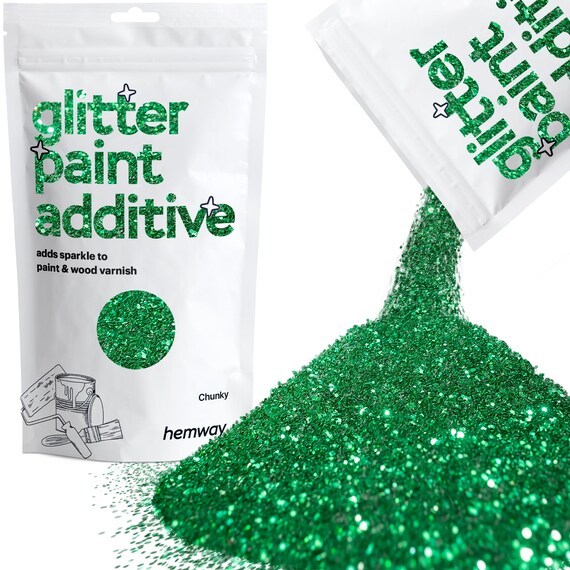 Hemway Biodegradable Glitter 100g - Silver Holographic Chunky Eco Glitter For Crafts