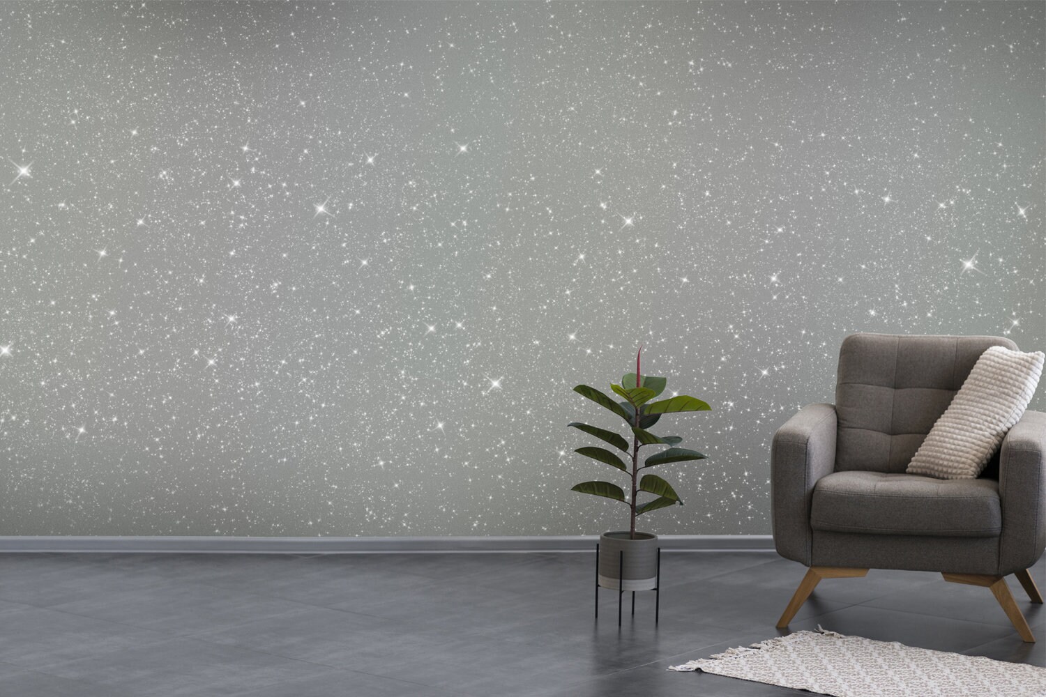 Hemway Glitter Paint Additive 100g Emulsion Acrylic Walls Ceiling