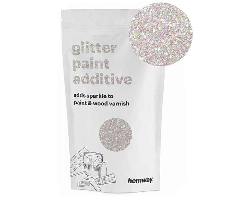 Hemway Glitter Paint Crystals Additive 100g For Emulsion Etsy