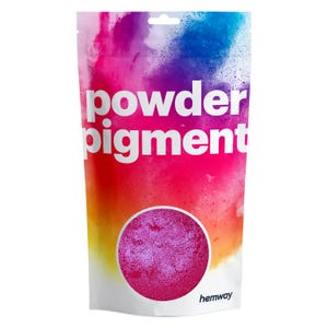 PIGMENT EN POUDRE Hemway - Nano colorant métallisé mica pour résine époxy, savons, bougies, cosmétiques et travaux manuels - Rose cerise - 50 g / 100 g