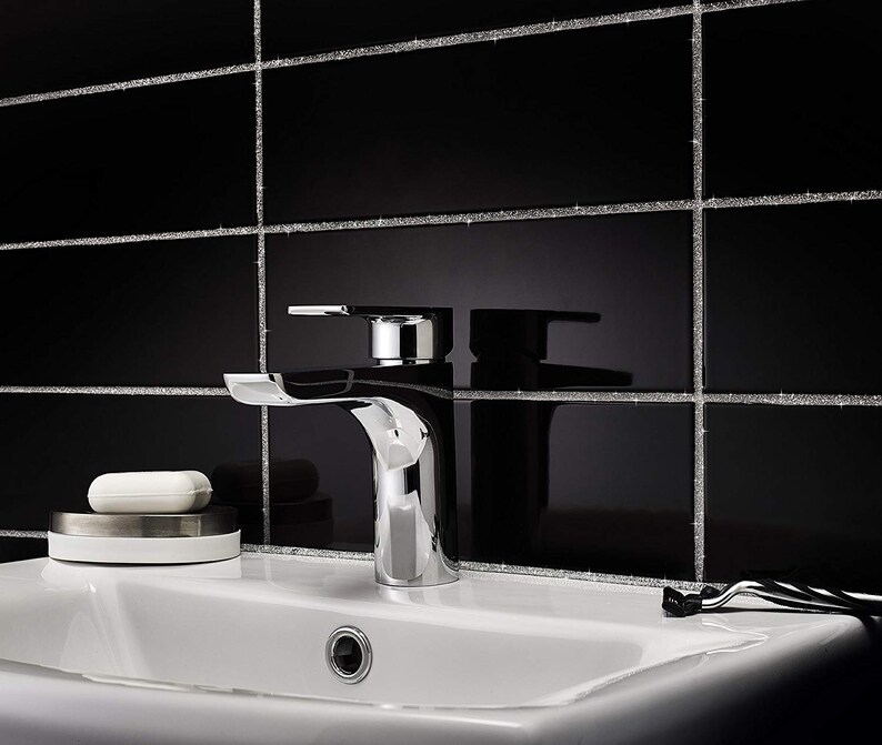 Hemway Ready Mixed Glitter Crystal Fix & Grout White Grout Etsy