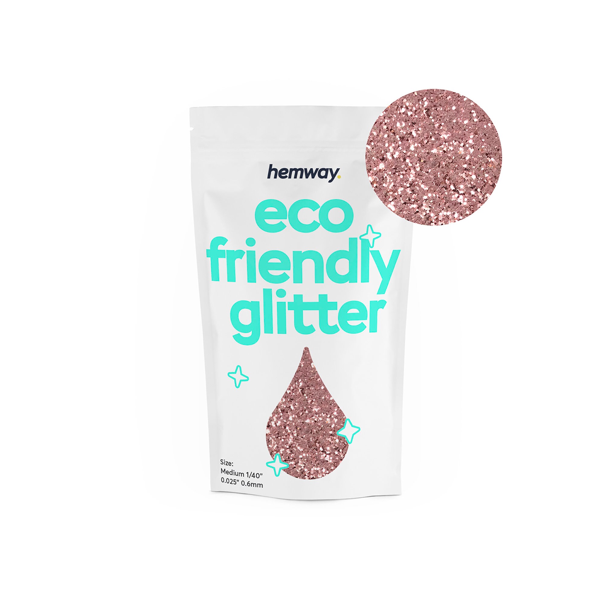 Hemway Eco Friendly Biodegradable Glitter 100g / 3.5oz Bio Cosmetic Safe Vegan Festival Makeup