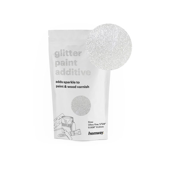 Hemway Glitter Paint Additive 100g For Emulsion Acrylic Walls Etsy