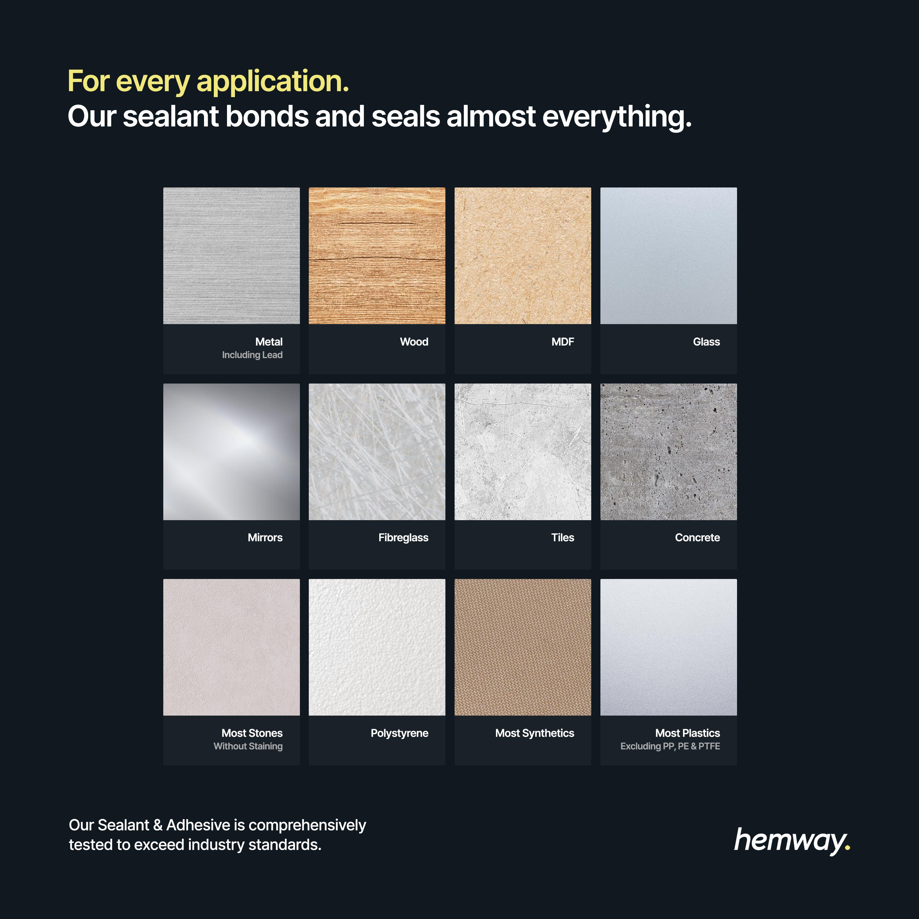 Construction All-In-One Hybrid Polymer Sealant & Adhesive