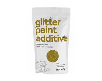 Hemway Glitter Paint Additive 100g for Emulsion Acrylic Walls 