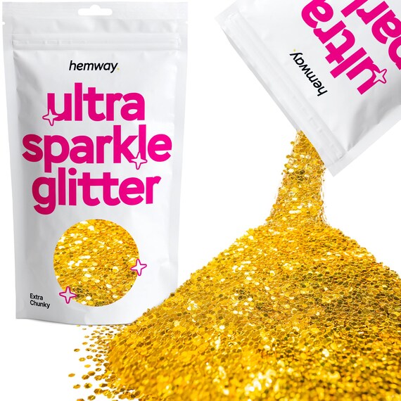Hemway Ultra-Schein-Glitter Rose Gold Holographic – 1/8 Zoll, 3 Mm, 50g, Für Nägel & Kunst