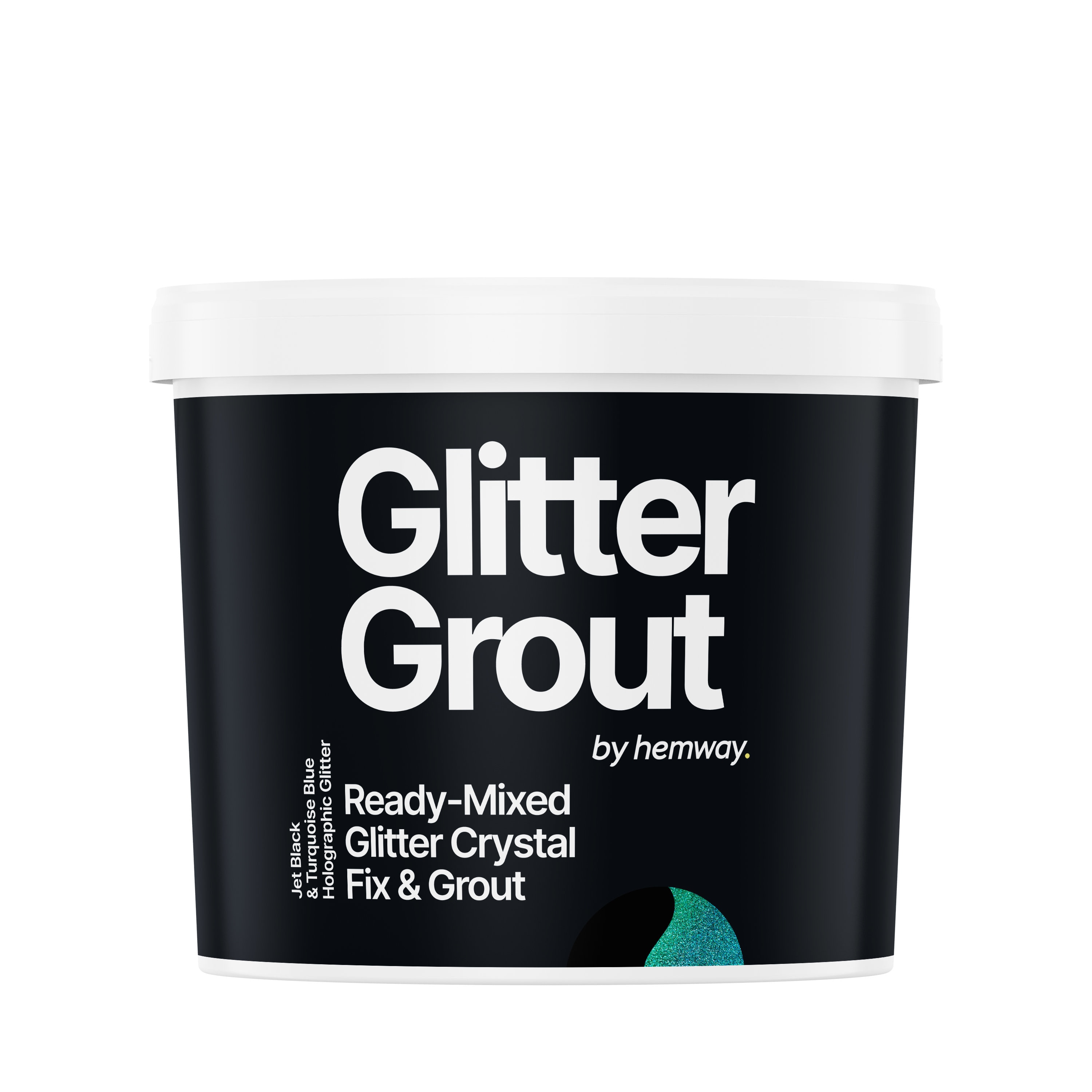Hemway Ready Mixed Glitter Crystal Fix & Grout BLACK Grout Etsy UK