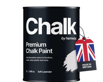 Shabby Chic Chalk Based Furniture Paint Hemway Premium CHALK PAINT and Furniture Paint - Soft Lavender - 1 Litre (Quart)