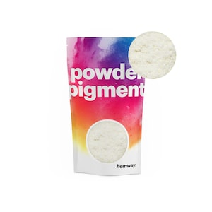 PIGMENT EN POUDRE Hemway - Nano colorant métallique mica pour résine époxy, savons, bougies, cosmétiques et travaux manuels - Or nacré fantôme - 50 g / 100 g