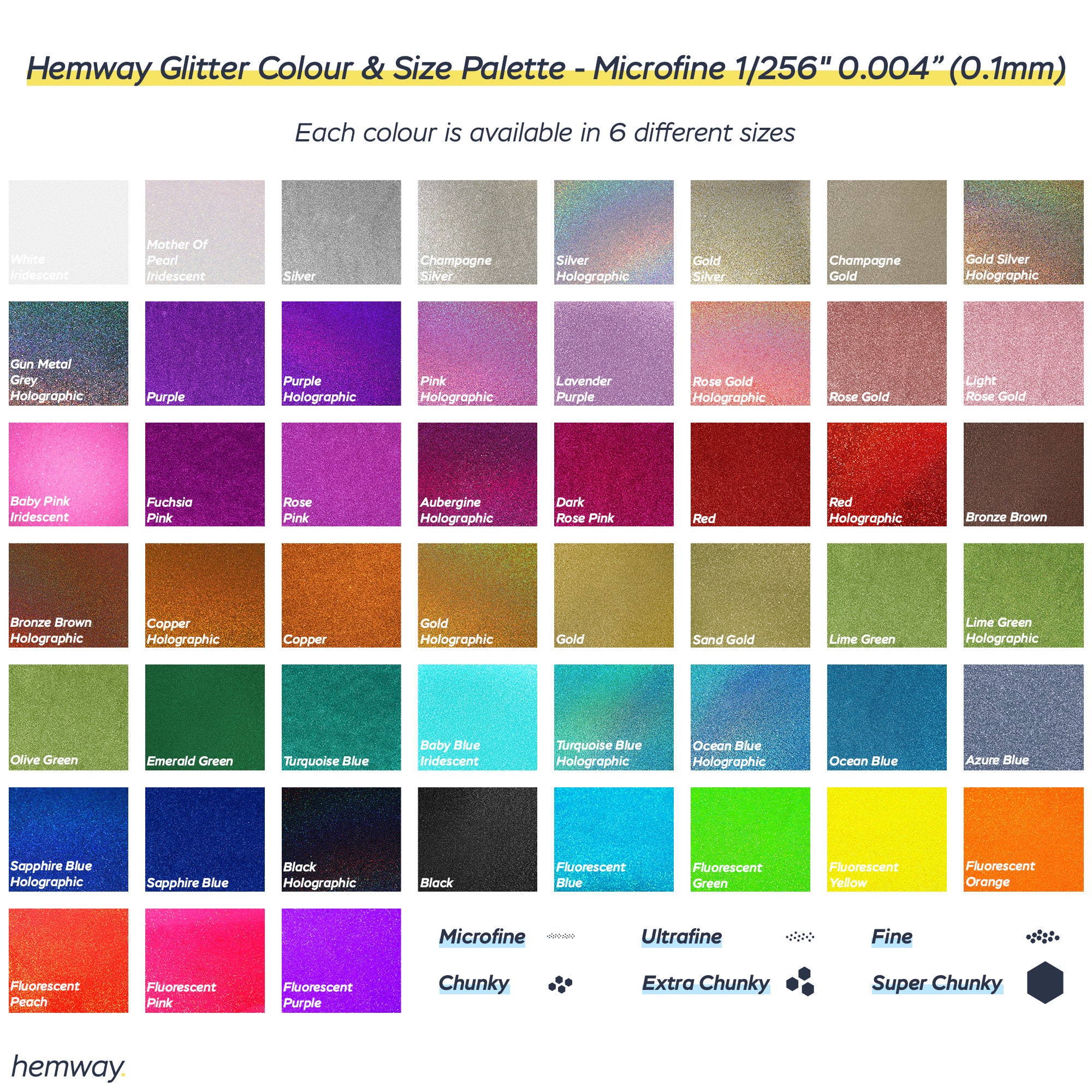 Paillettes Géantes MEGA Craft Hemway 425g – Or/argent Holographique, Paillettes Chunky 1-24mm Pour Résine, Nail Art, Décoration