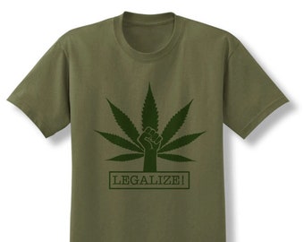Legalize! - green t-shirt