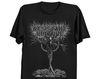 RESISTANT CULTURE "Shamanic Healing" black t-shirt