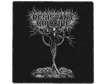 RESISTANT CULTURE "Shamanic Healing" backpatch - black
