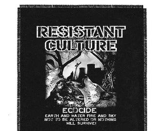 CULTURA RESISTENTE Backpatch "Ecocidio"
