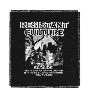 RESISTANT CULTURE Backpatch &quot;Ecocide&quot;