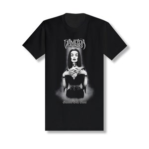 VAMPIRA Goth Ghoul Metal Punk Classic Horror Everyday is Halloween black t-shirt