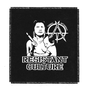 CULTURA RESISTENTE "Autonomía Tribal" backpatch - negro