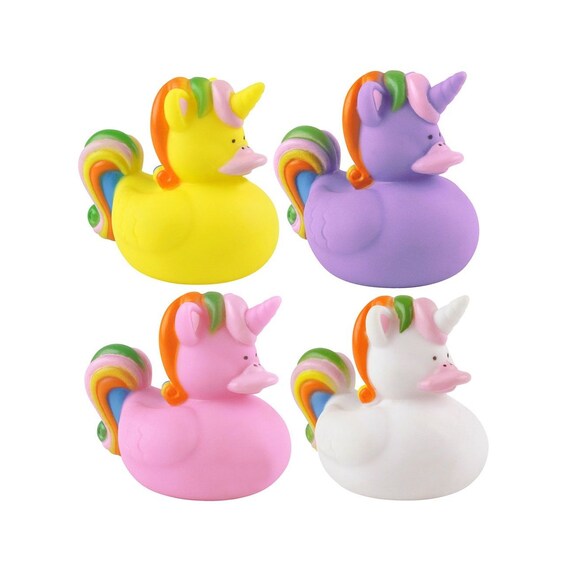 unicorn duck bath toy