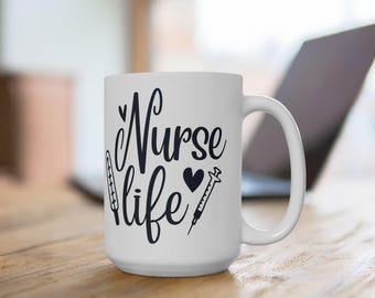 Nurse Love Inspire Heal Coffee Mug | Nurse Appreciation Gift - Etsy