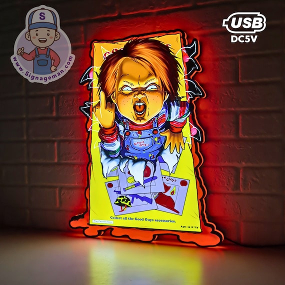 Chucky Lightbox: Horror Movie Decor, USB Powered - Etsy