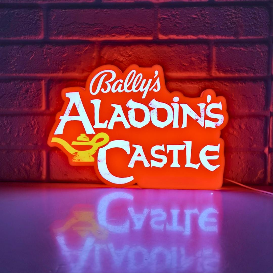 DECOLE　かぼちゃ箱（LED） Bally's Aladdin's Castle LED Light Box Sign | Retro Arcade Game