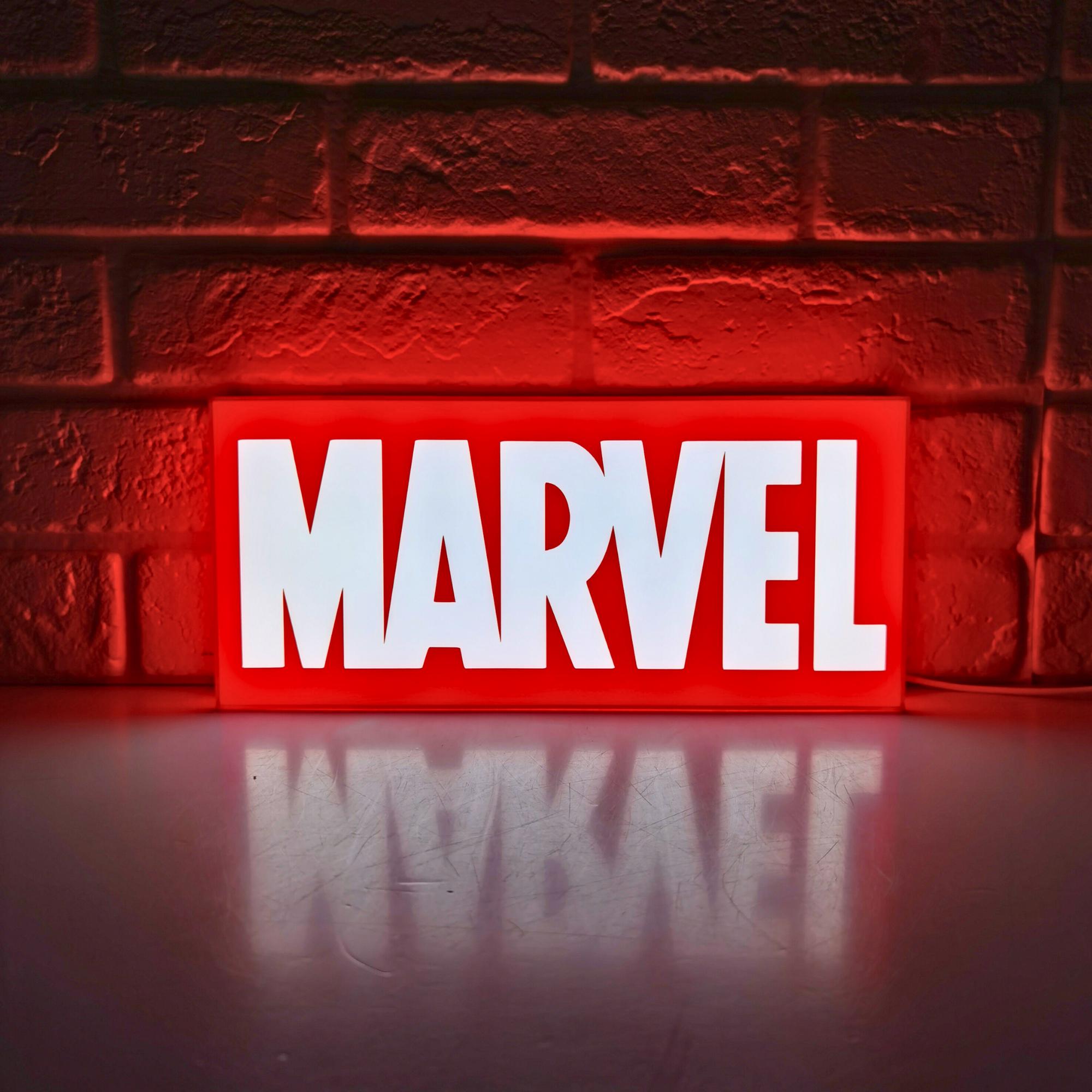 Marvel Logo LED Lightbox | 3D Printed Man Cave Decor - Etsy